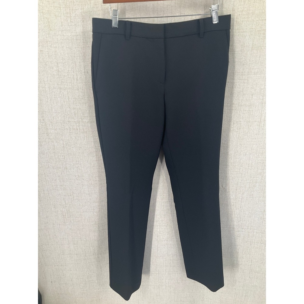 Ann Taylor Dress Pants Womens 6 Black Slim Minimalist Professional Office